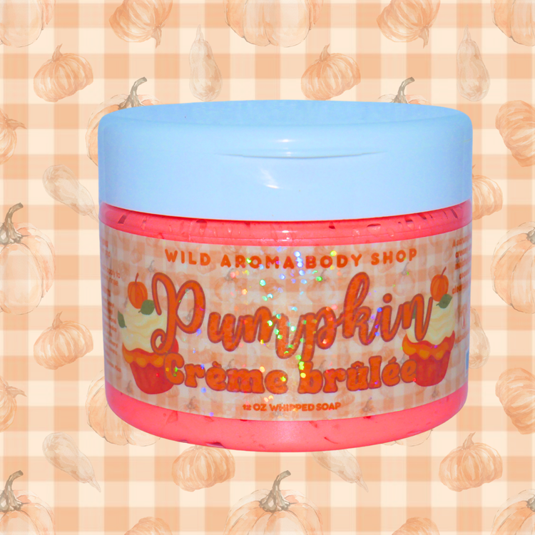 Pumpkin Creme Brulee Whipped Soap