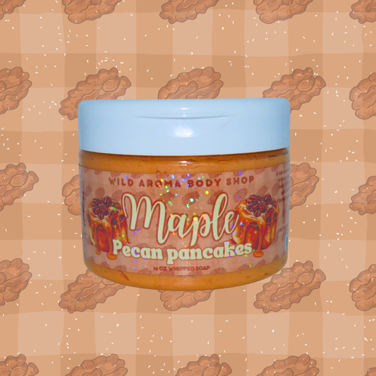 Maple Pecan Pancakes Whipped Soap