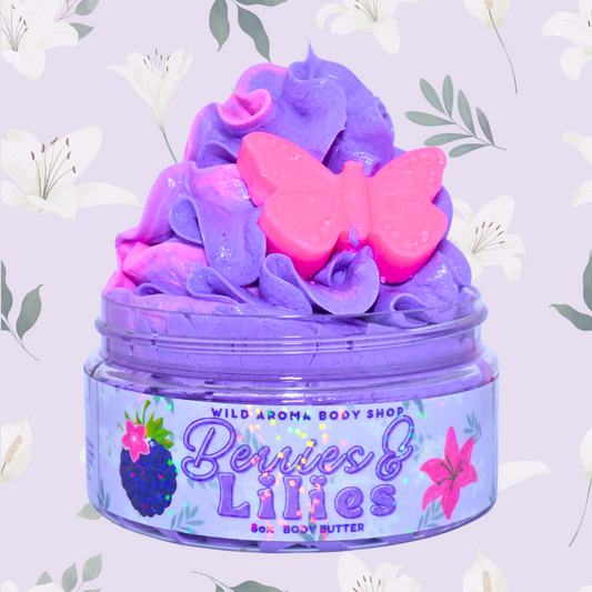 Berries and Lilies Whipped Body Butter