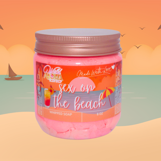 Sex on the Beach Whipped Soap