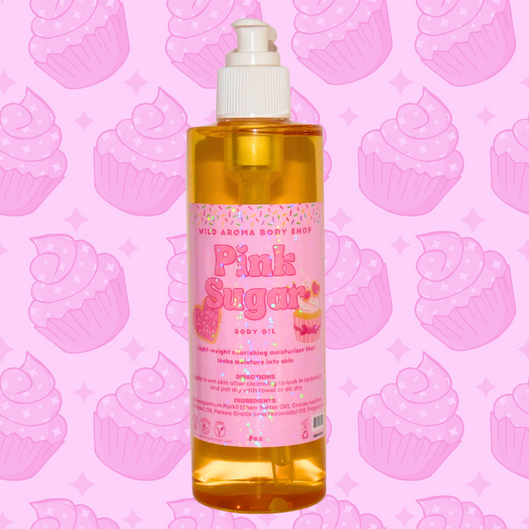 Pink Sugar Body Oil ~ Dry Oil ~ Moisturizing Body Oil ~ Spray Oil ~ Body  Spray